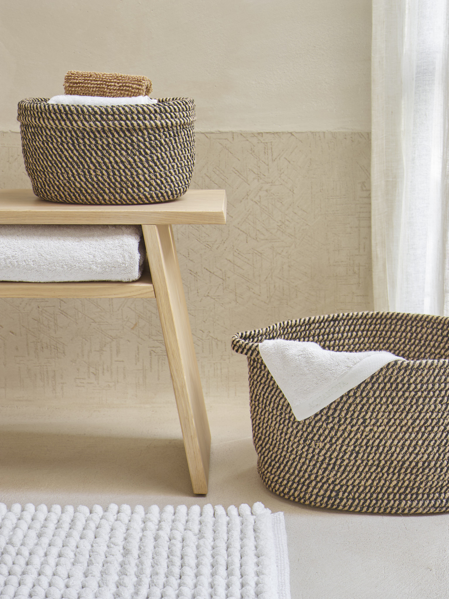 Bath mat AXEL color Salt (AXEBM-103)