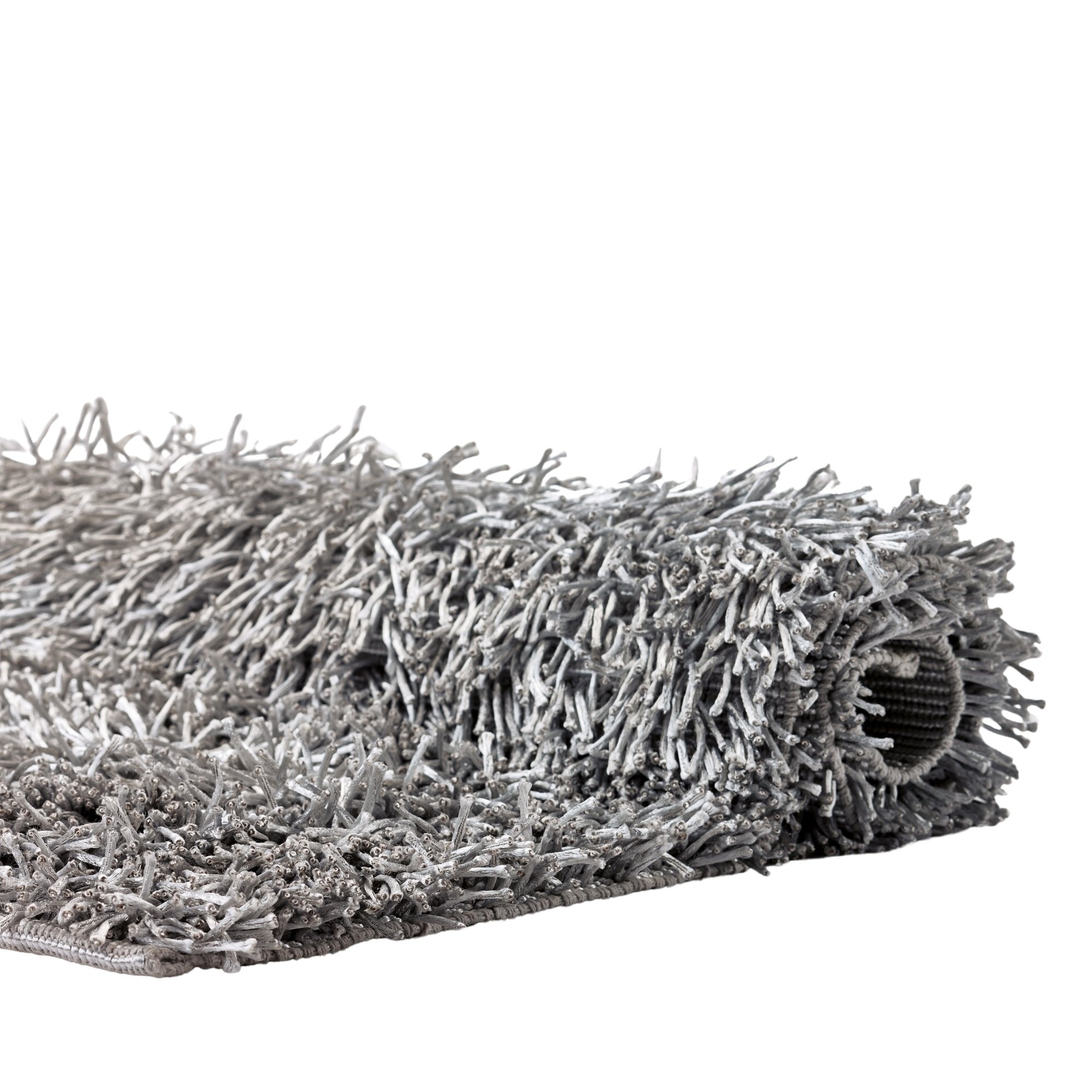 Badematte KEMEN Silver Grey-95, silbergrau (KEMBM) mit Antirutsch