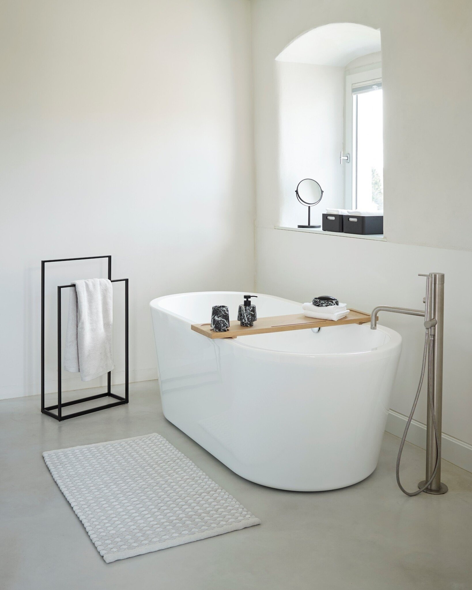 Aquanova MAKS badmat Silver Grey
