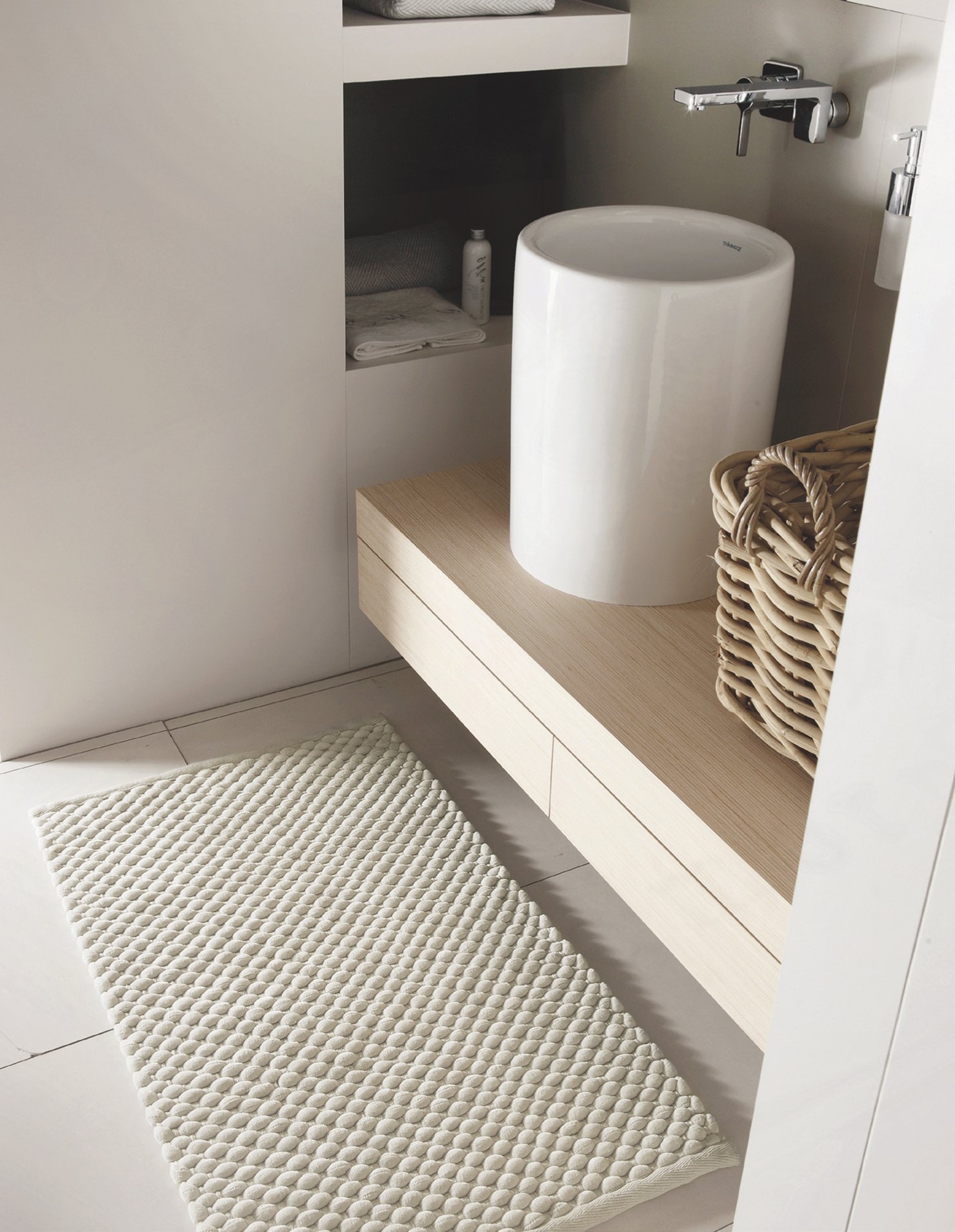 Aquanova MAKS badmat Silver Grey