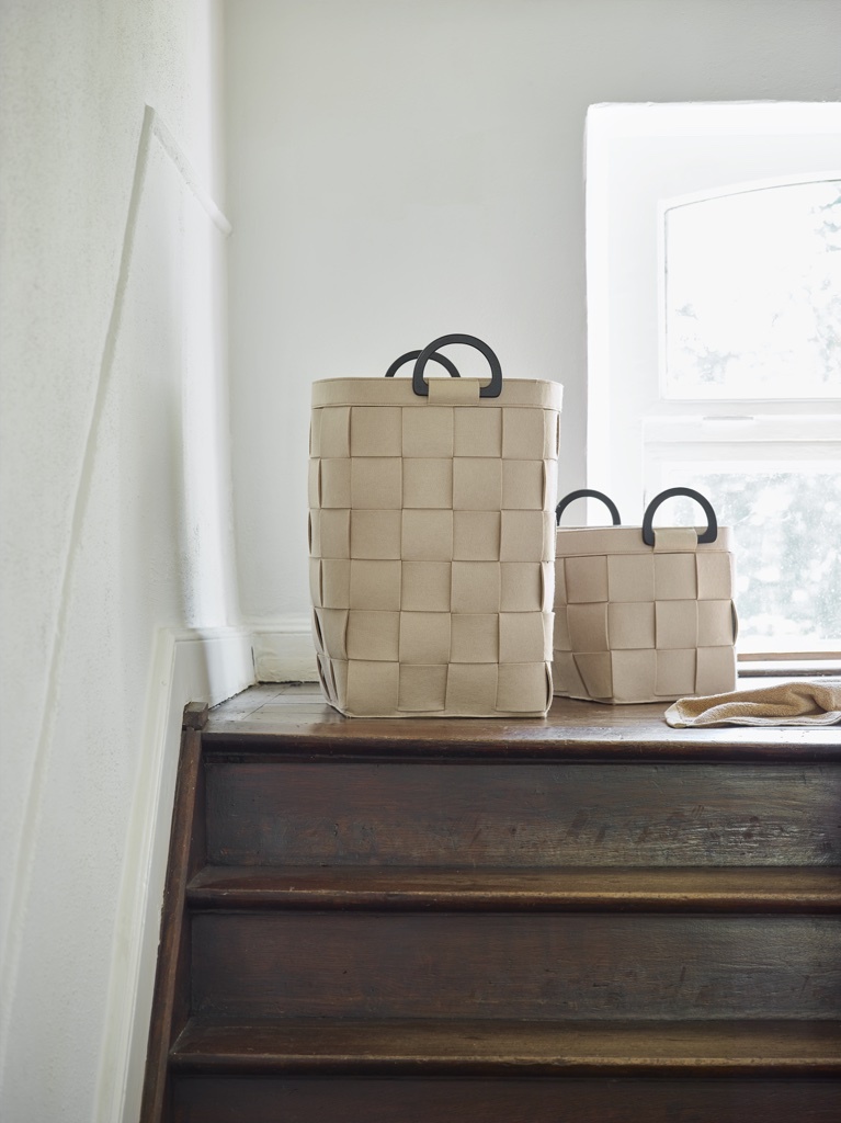Aquanvova DIX Aufbewahrungskorb Beige klein