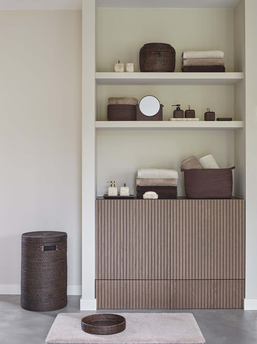 Aquanova LONDON bathroom textiles Almond