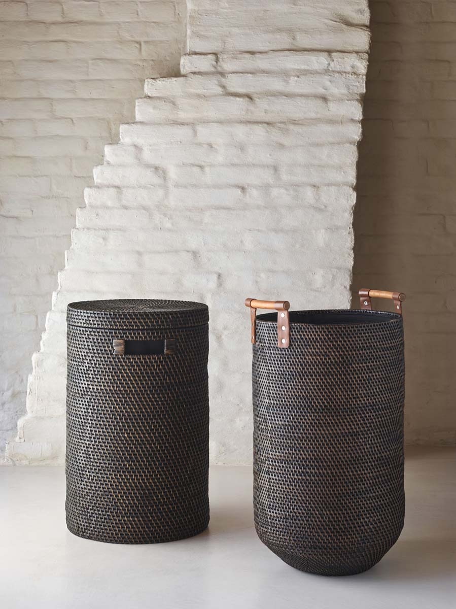 Aquanova CINO laundry basket Pecan