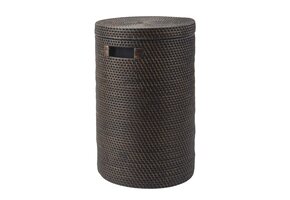 CINO laundry basket with lid Pecan