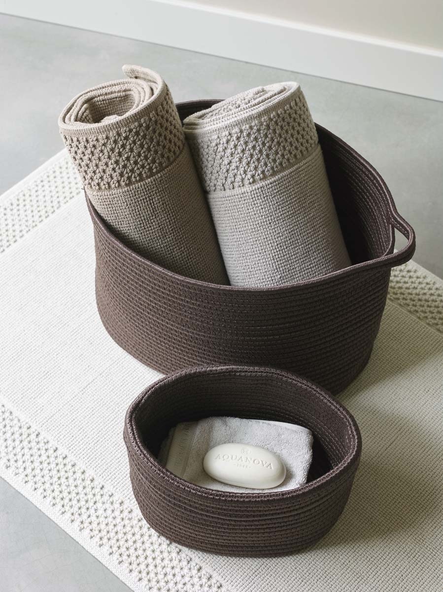 Aquanova RENA storage basket Pecan small