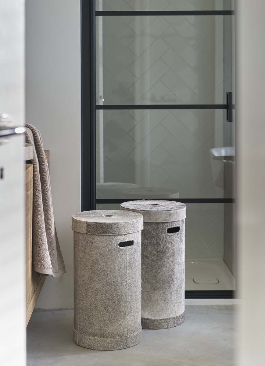 Aquanova JAVA wasmand met deksel Brindle