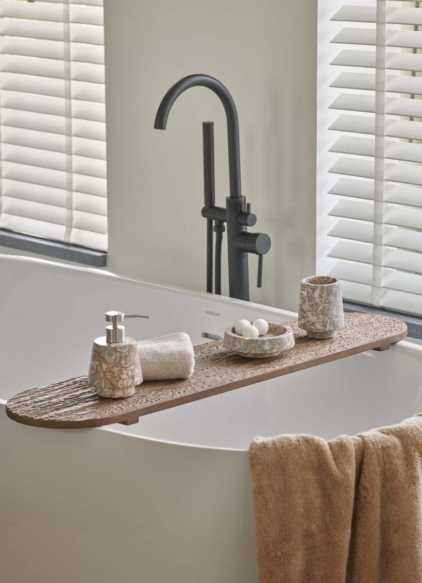 Aquanova OSTRA houten badplank Walnut-746
