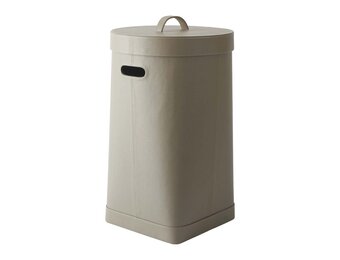 LOTUS wasmand met deksel Taupe
