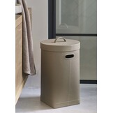 Aquanova LOTUS wasmand met deksel Taupe