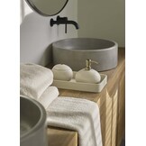 Aquanova LOTUS tray Ivory