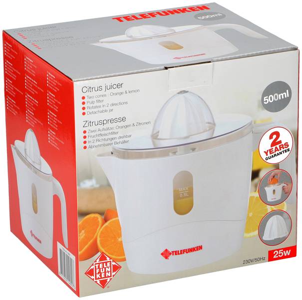 Telefunken Citruspers 25W telefunken kopen in de aanbieding
