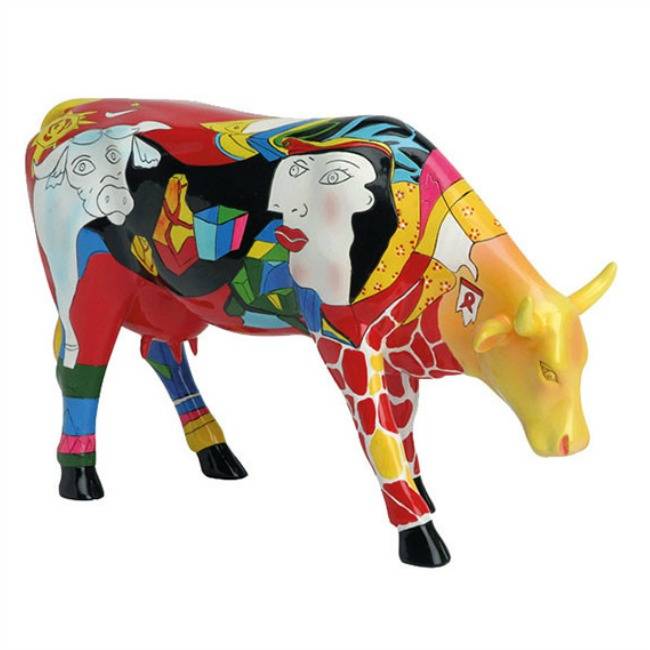 Cow Parade Homage to Picowso's African Period (large)