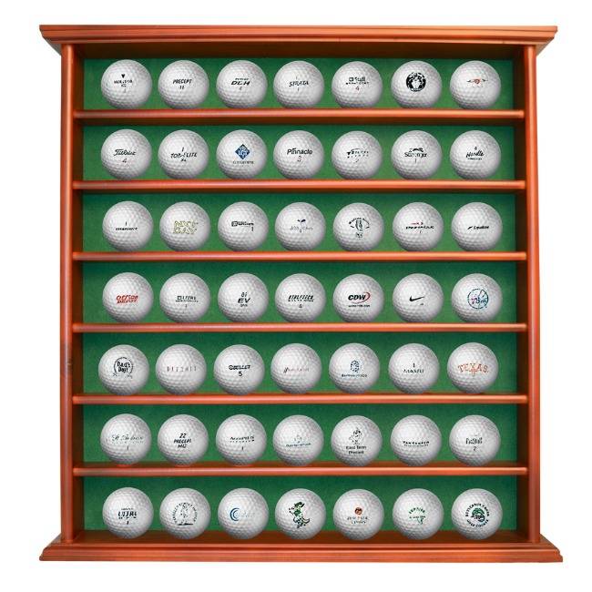 Luxe Houten Golfbalrek Voor 49 Golfballen huismerk kopen in de aanbieding