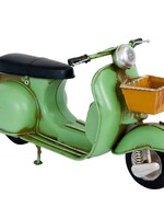 Model Retro Scooter Groen