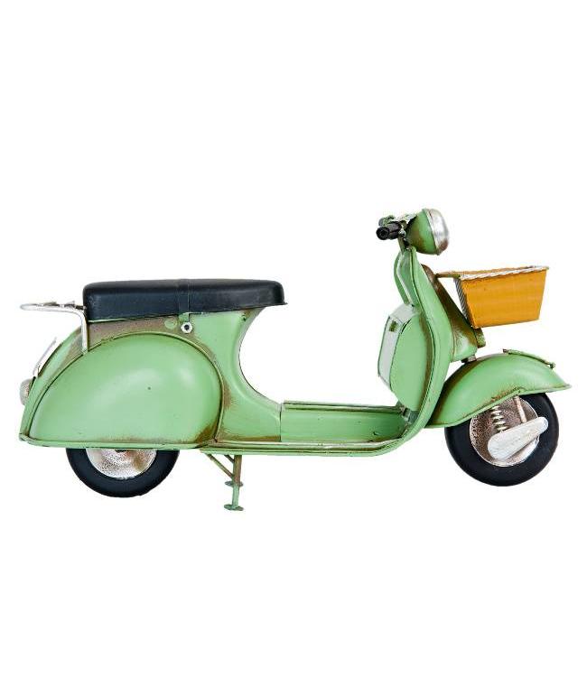 Model Retro Scooter Groen