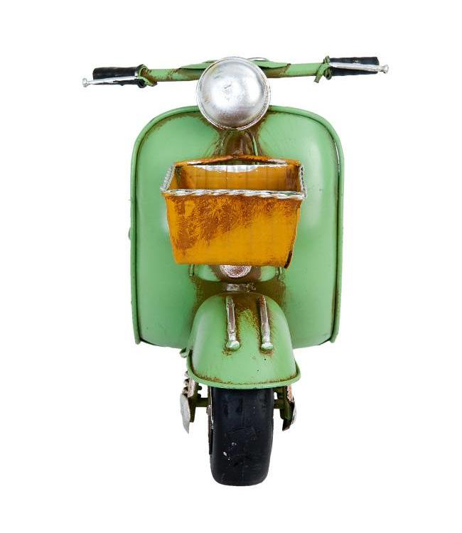 Model Retro Scooter Groen