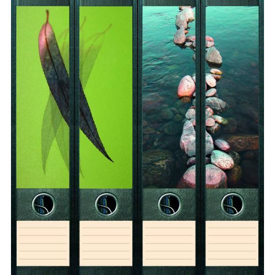 Rugetiket Leaf & Stones
