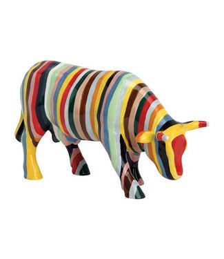 Cow Parade Striped (medium ceramic)