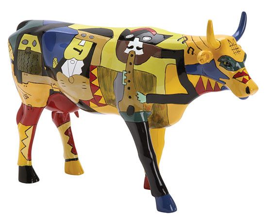 Cow Parade Picowso's Moosicians (large)
