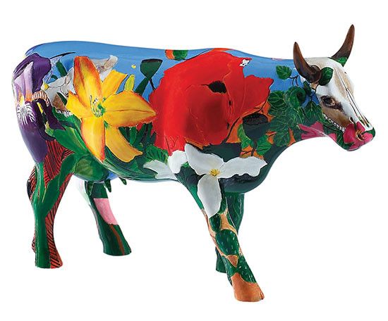 Cow Parade Georgia O'Kowffe (large)