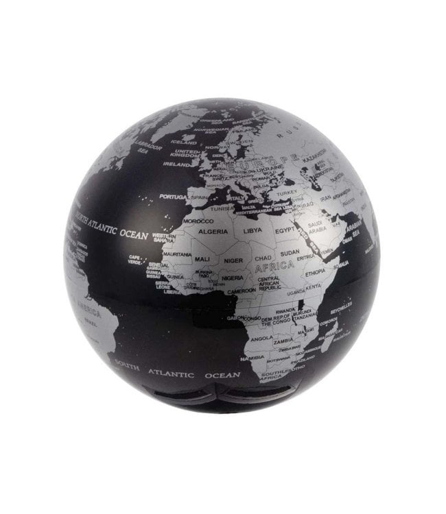 Maak een naam Verpersoonlijking output Magische roterende wereldbol globe zwart - Kadogalerie.nl