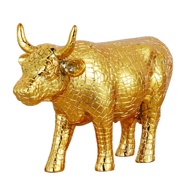 Cow Parade Mira Moo Gold (medium)