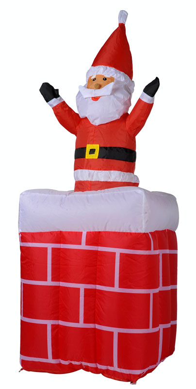 Moving up / down Santa in schoorsteen (180cm)