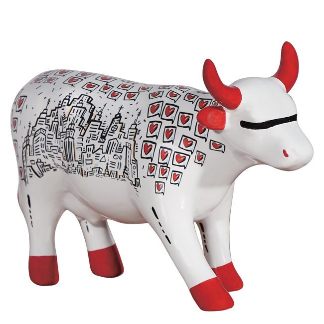 CowParade Mensagem Recebida (Medium Ceramic)