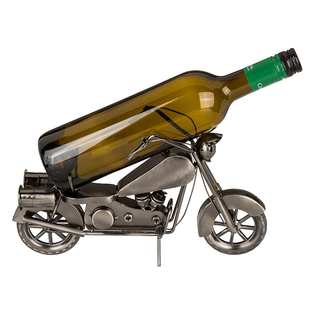 Wijnfleshouder Motorfiets