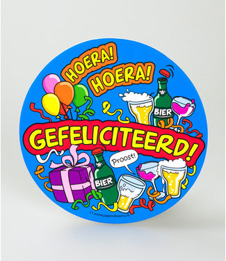 Bierviltjes - Gefeliciteerd