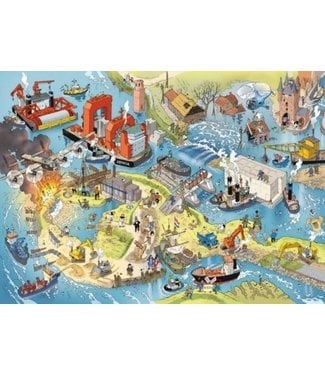 Puzzel - Waterwerken - Danker Jan (1000) Puzzel - Waterwerken - Danker Jan (1000)