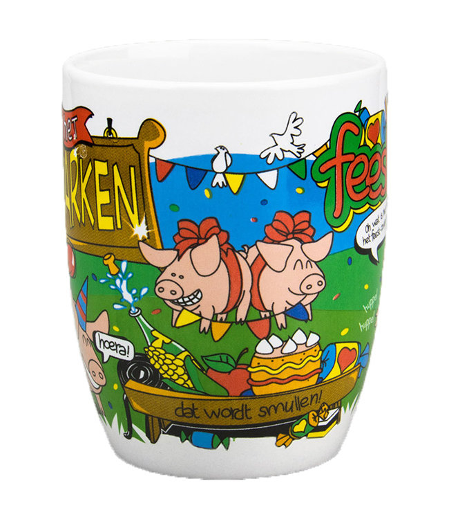 Cartoonmok Feestvarken