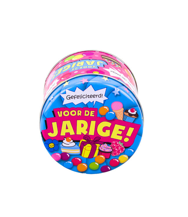 Snoepblikje Jarige