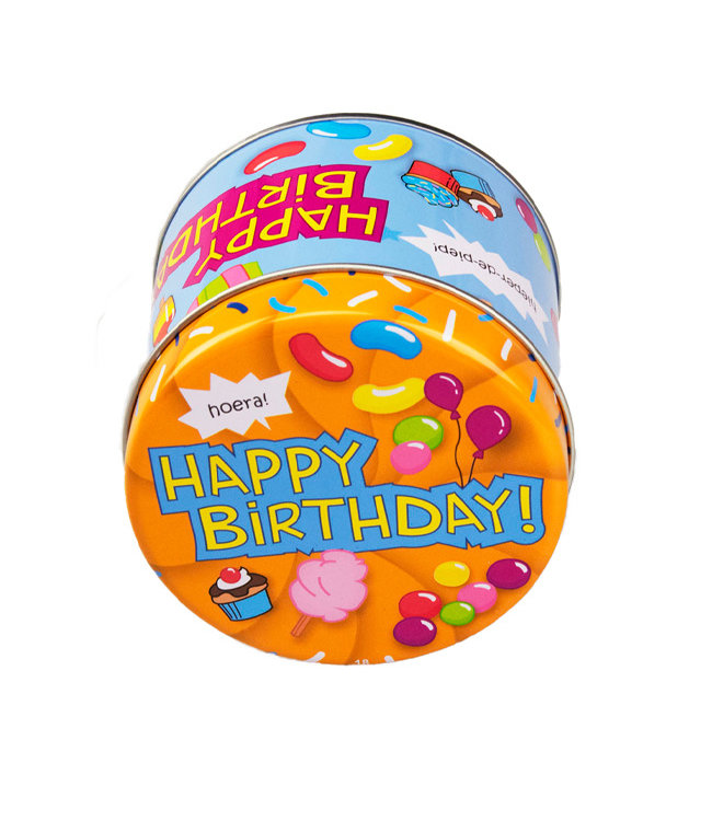 Snoepblikje Happy Birthday