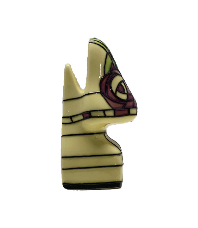 Brillenhouder Neus Geel met Groen