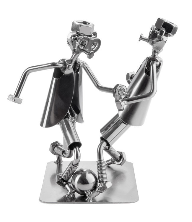 Metalen Figuur Voetballers