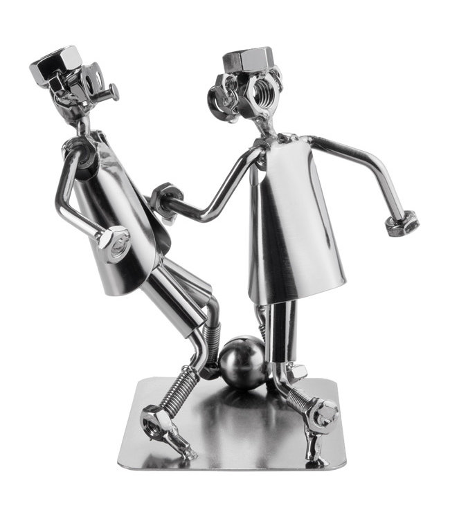 Metalen Figuur Voetballers