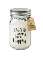 Kaars Don't Worry Be Happy
