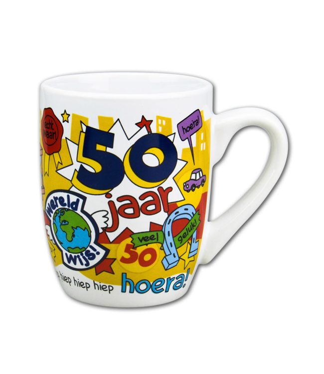 Cartoonmok 50 jaar Man