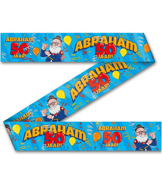 Party Tape - Abraham 50 jaar cartoon