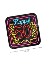 Neon onderzetters - 50 jaar