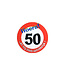 Button klein - 50 jaar verkeersbord