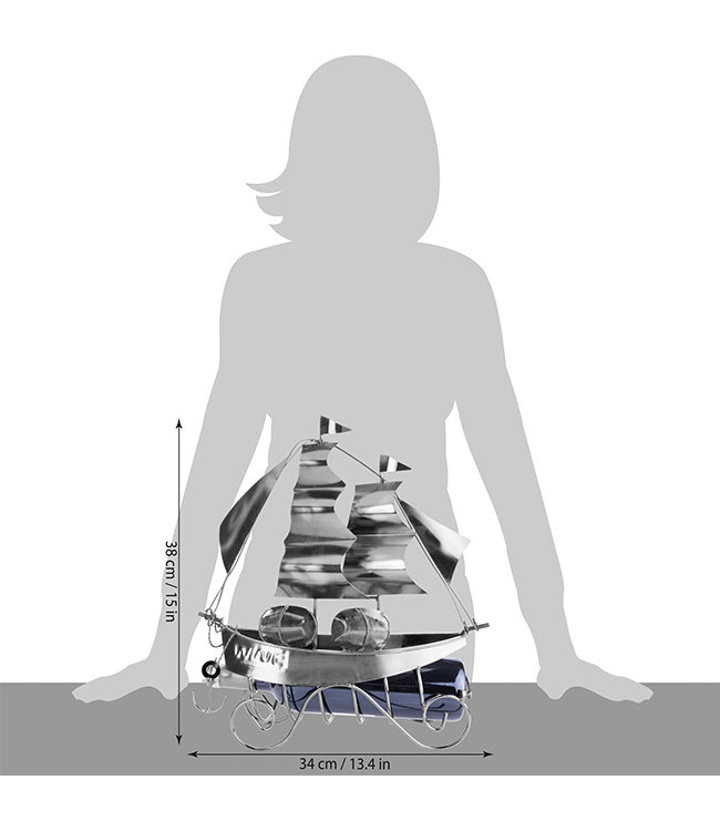 Wijnfleshouder schip