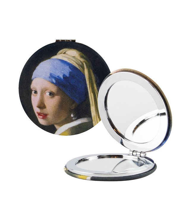 Opklapbare zakspiegel, Meisje met de parel, Vermeer