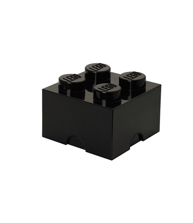 Lego Opbergbox Brick 4 Zwart