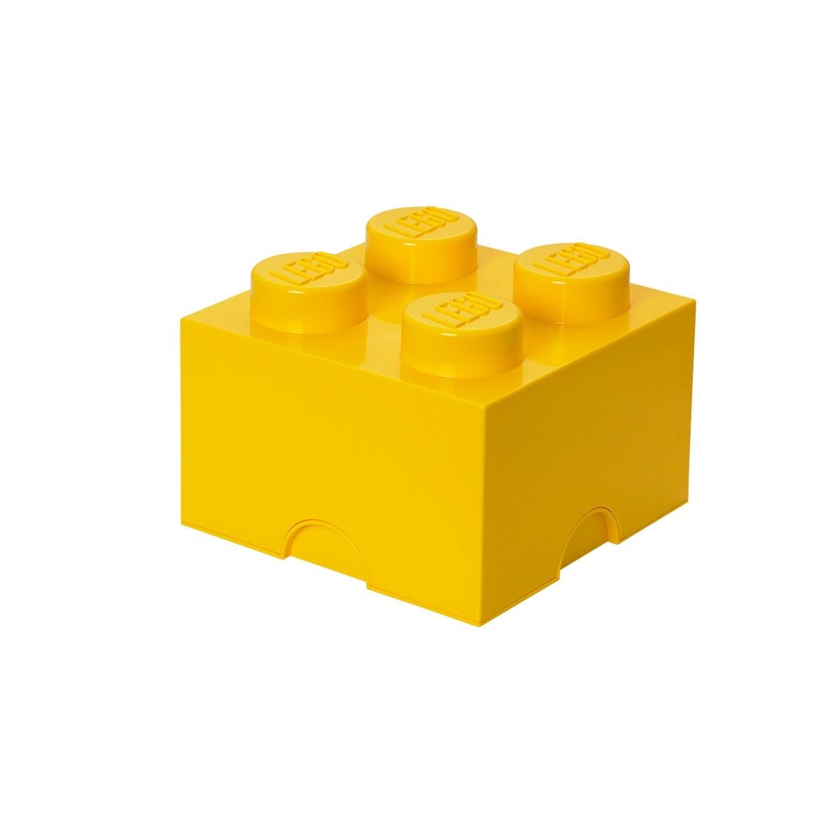 Lego Opbergbox Brick 4 Donkergeel Kadogalerie.nl