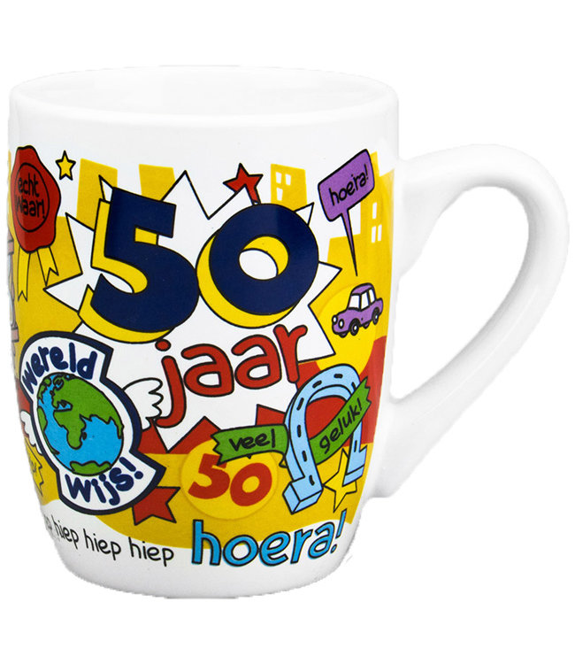 Cartoonmok 50 jaar Man