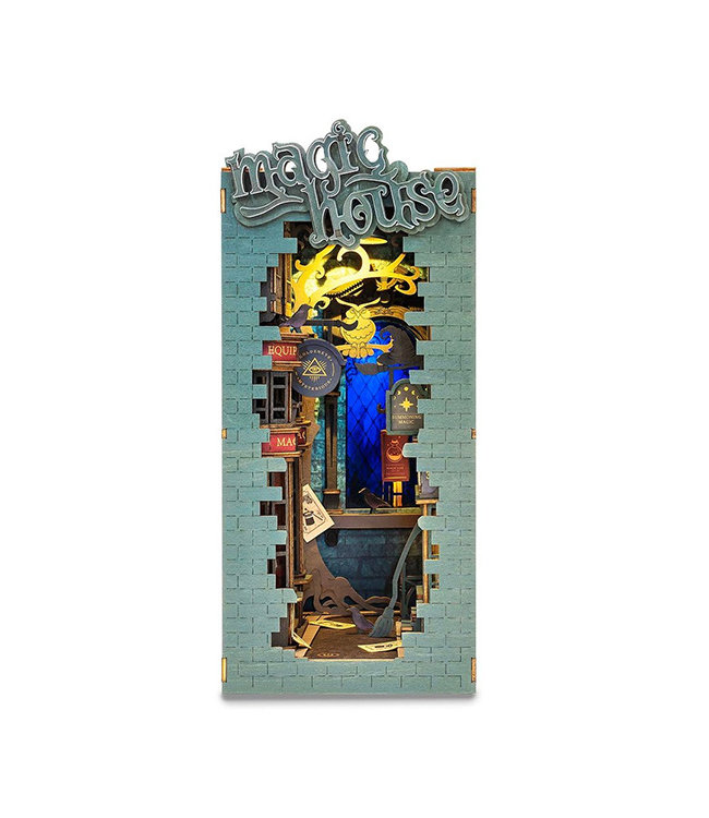 DIY Bouwpakket Boekensteun Magic House