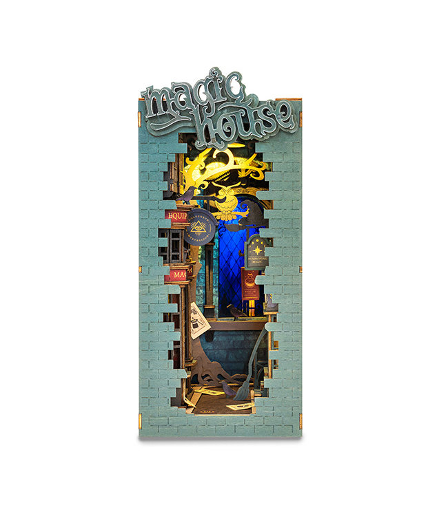 DIY Bouwpakket Boekensteun Magic House