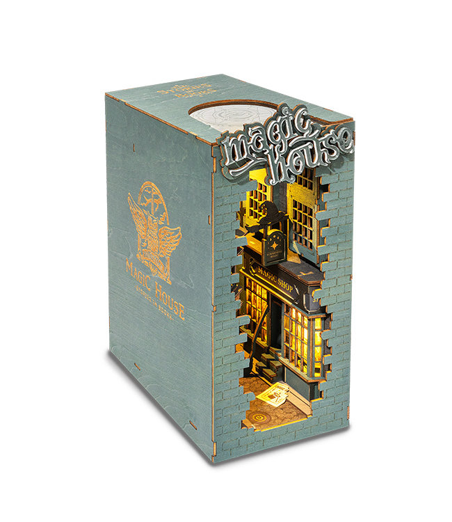 DIY Bouwpakket Boekensteun Magic House